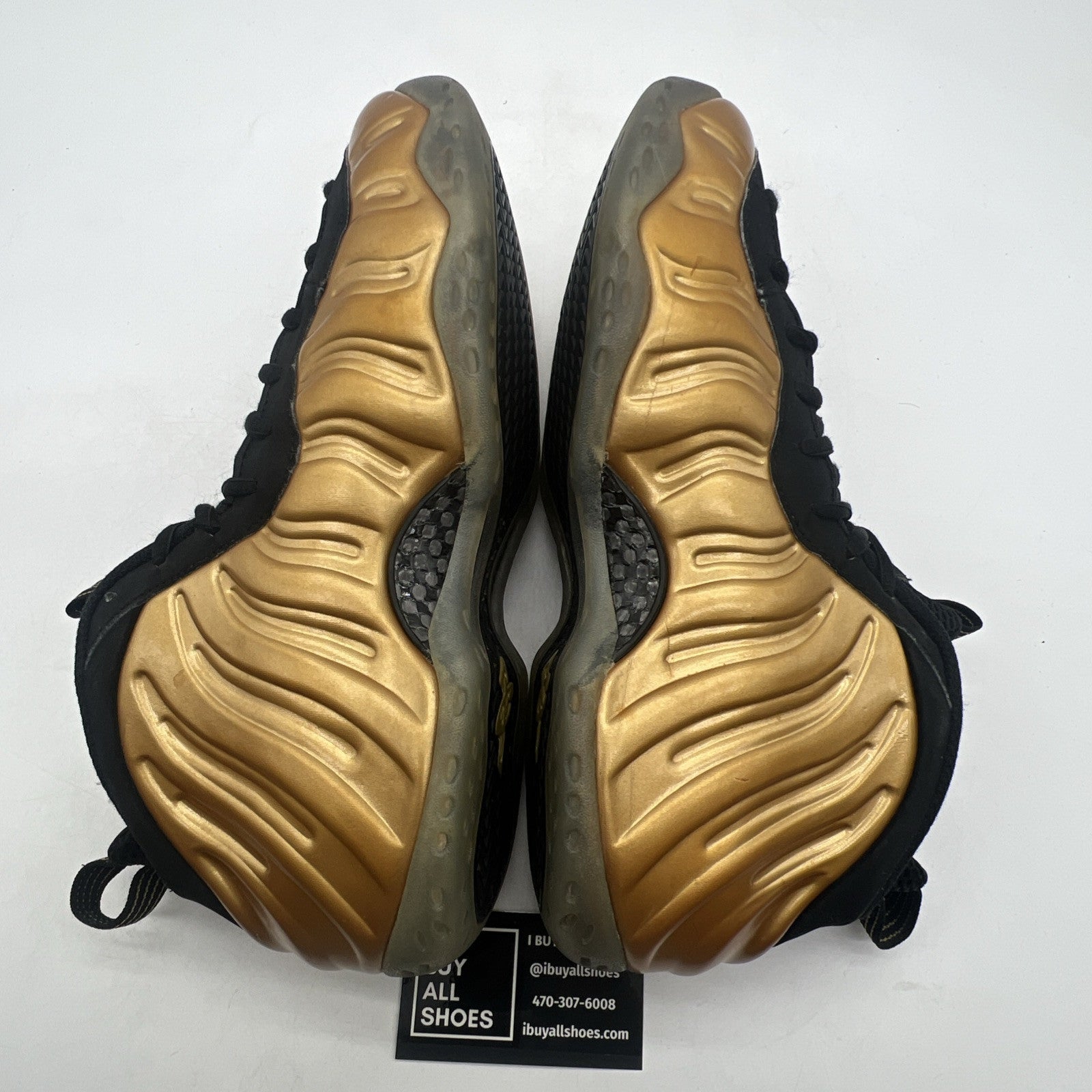 Size 10.5 - Nike Air Foamposite One Metallic Gold (314996-700)