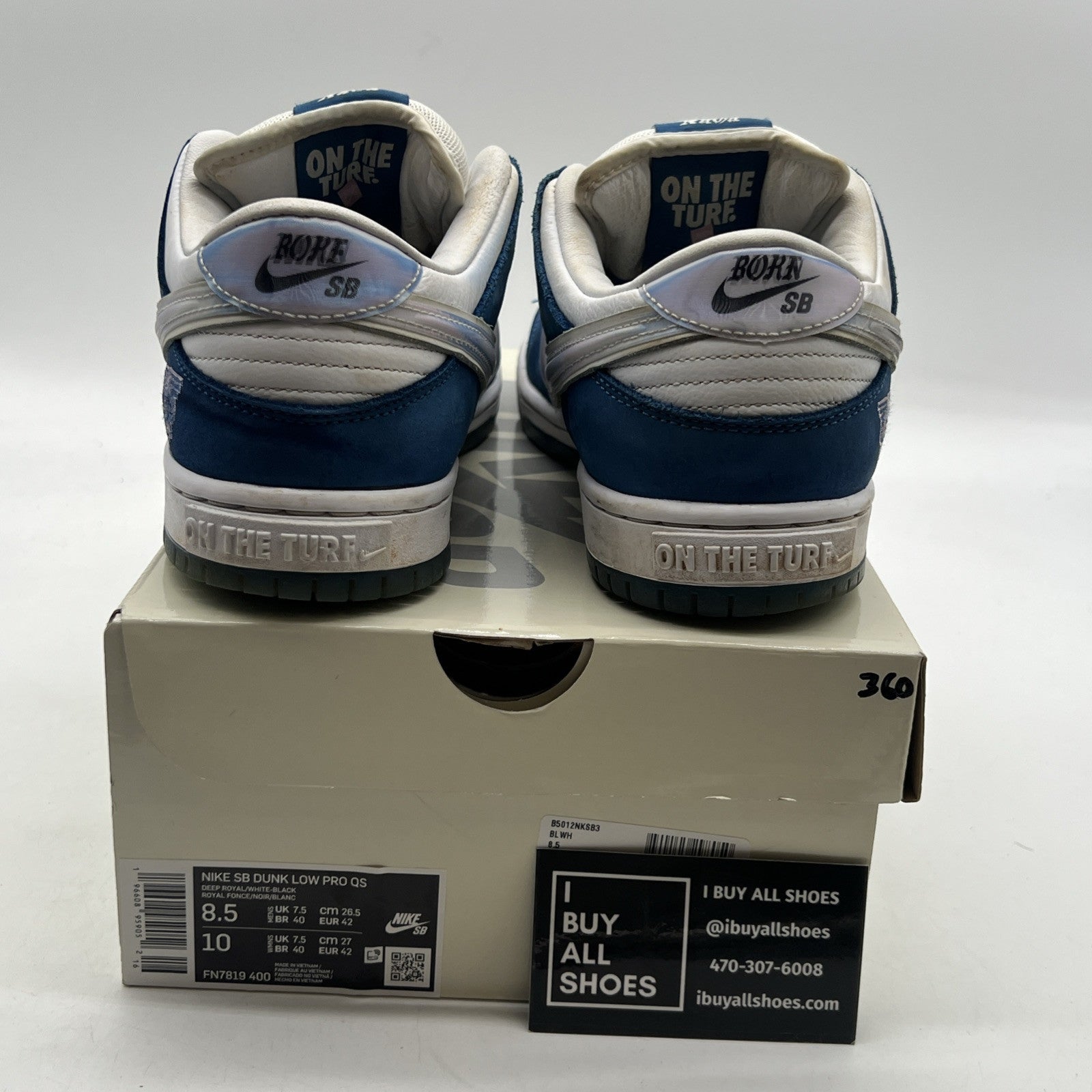 Size 8.5 - Nike SB Dunk Low x Born x Raised One Block At A Time (FN7819-400)
