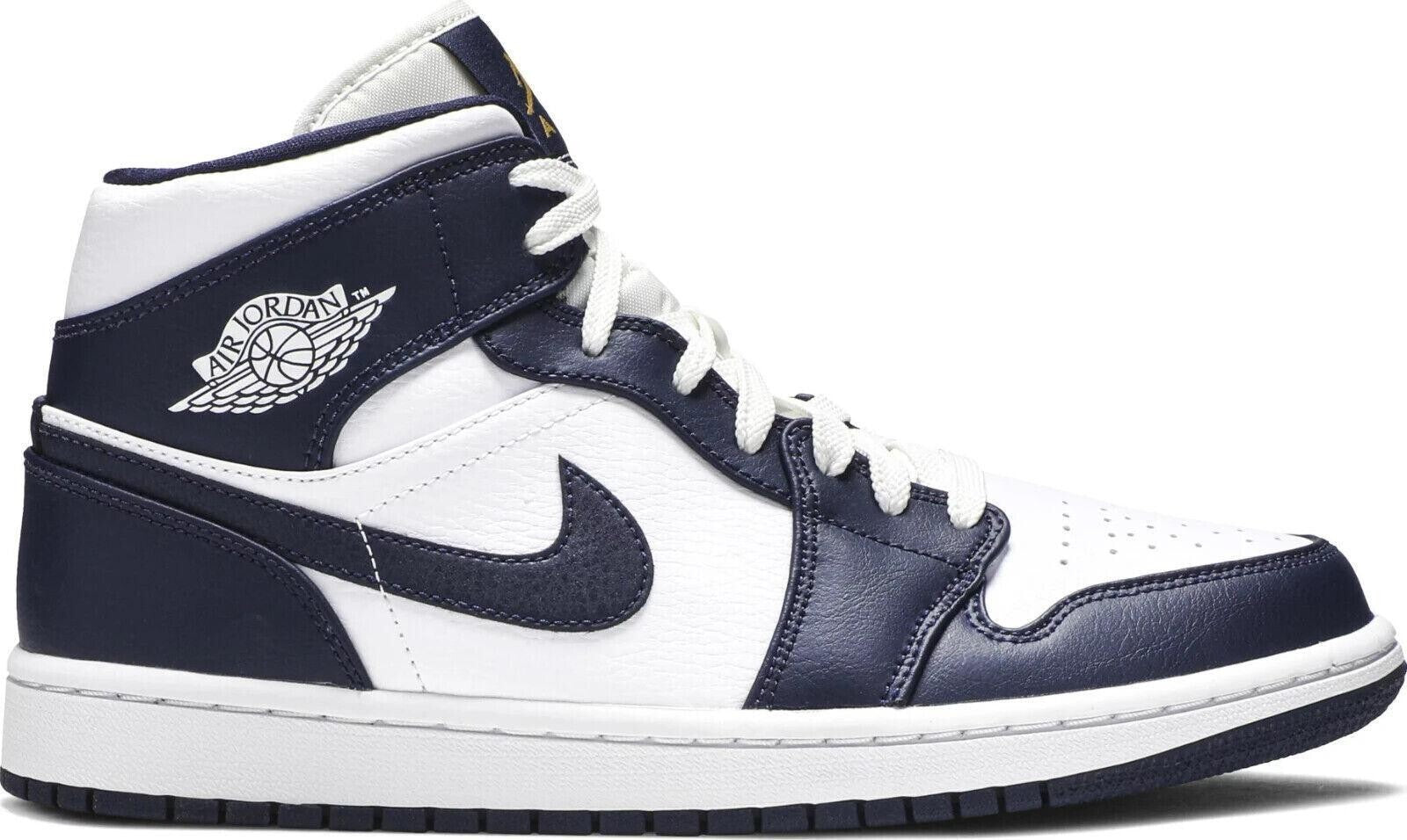 Size 10.5 - Air Jordan 1 Mid Obsidian (554724-174)