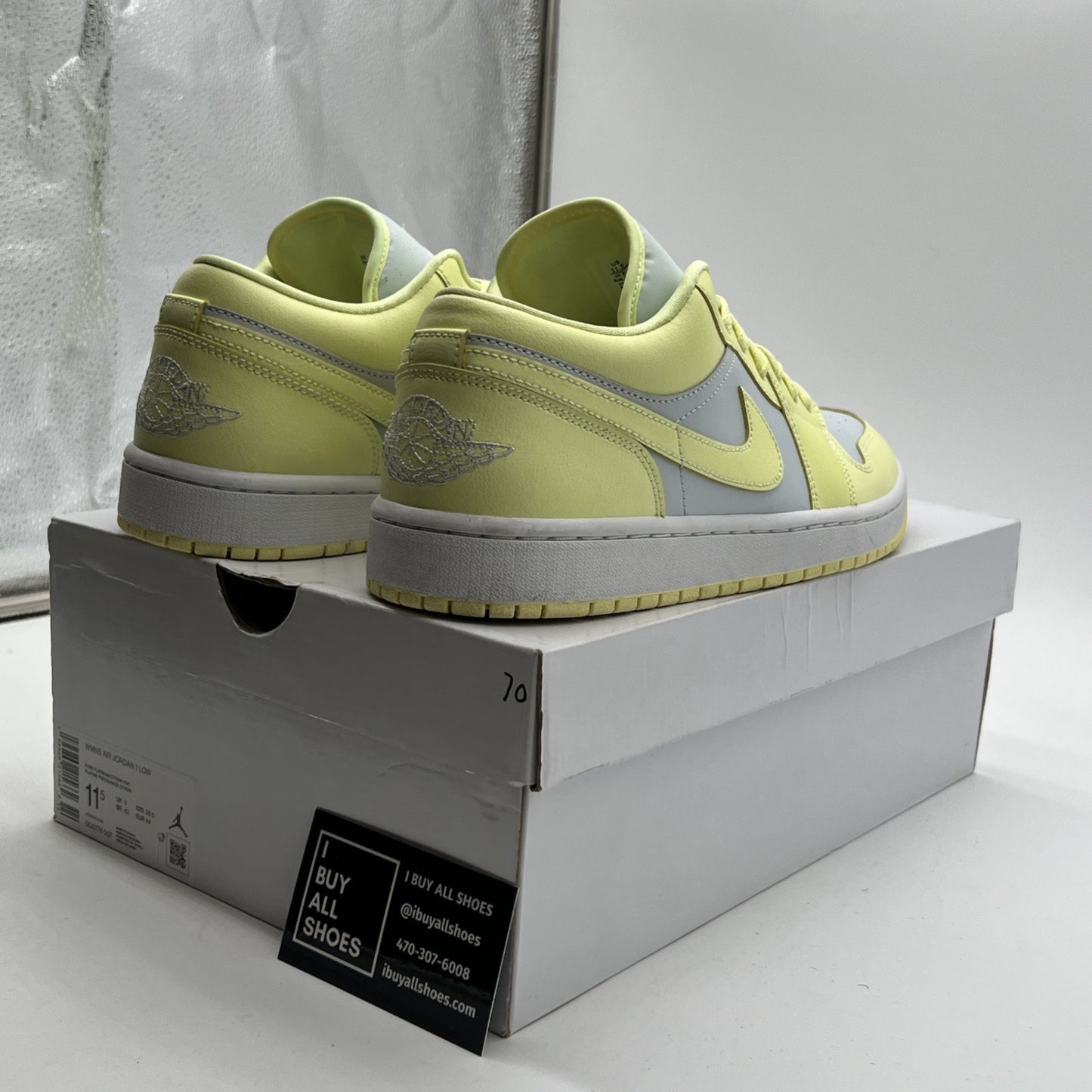 Size 11.5 - Nike Air Jordan 1 Low W Lemonade (DC0774-007)