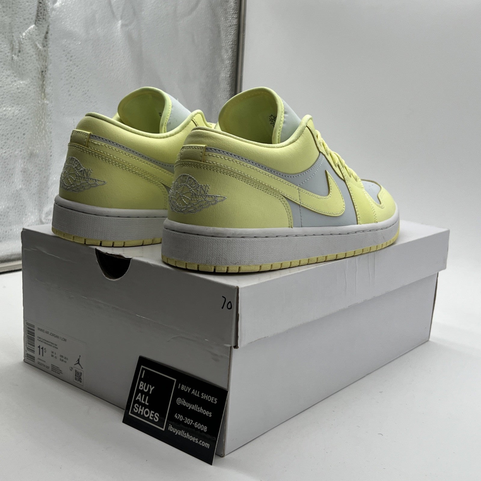 Size 11.5 - Nike Air Jordan 1 Low W Lemonade (DC0774-007)