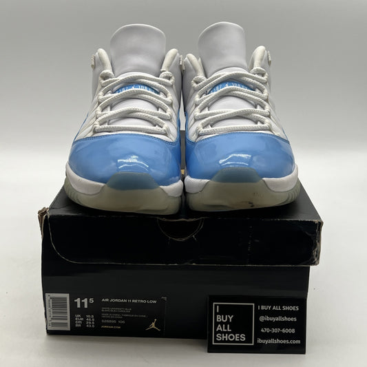 Size 11.5 - Air Jordan 11 Retro Low UNC 2017 (528895-106)