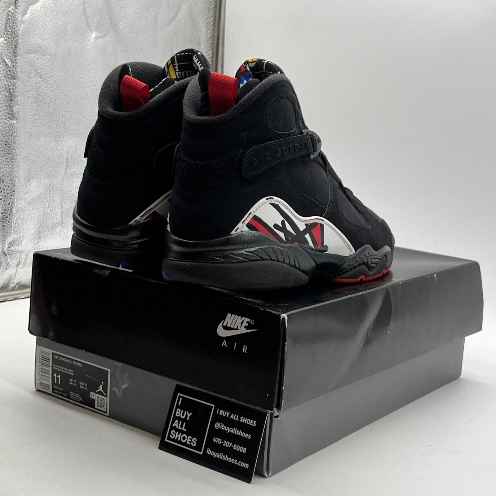 Size 11 - Air Jordan 8 Retro Mid Playoff (305381-062)