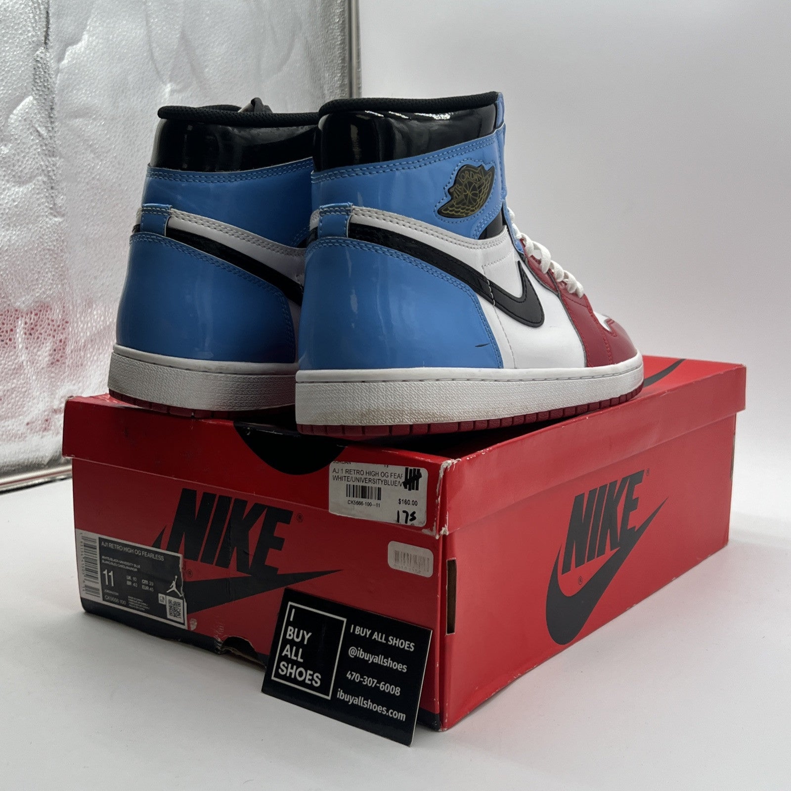 Size 11 - Air Jordan 1 Retro OG High Fearless (CK5666-100)