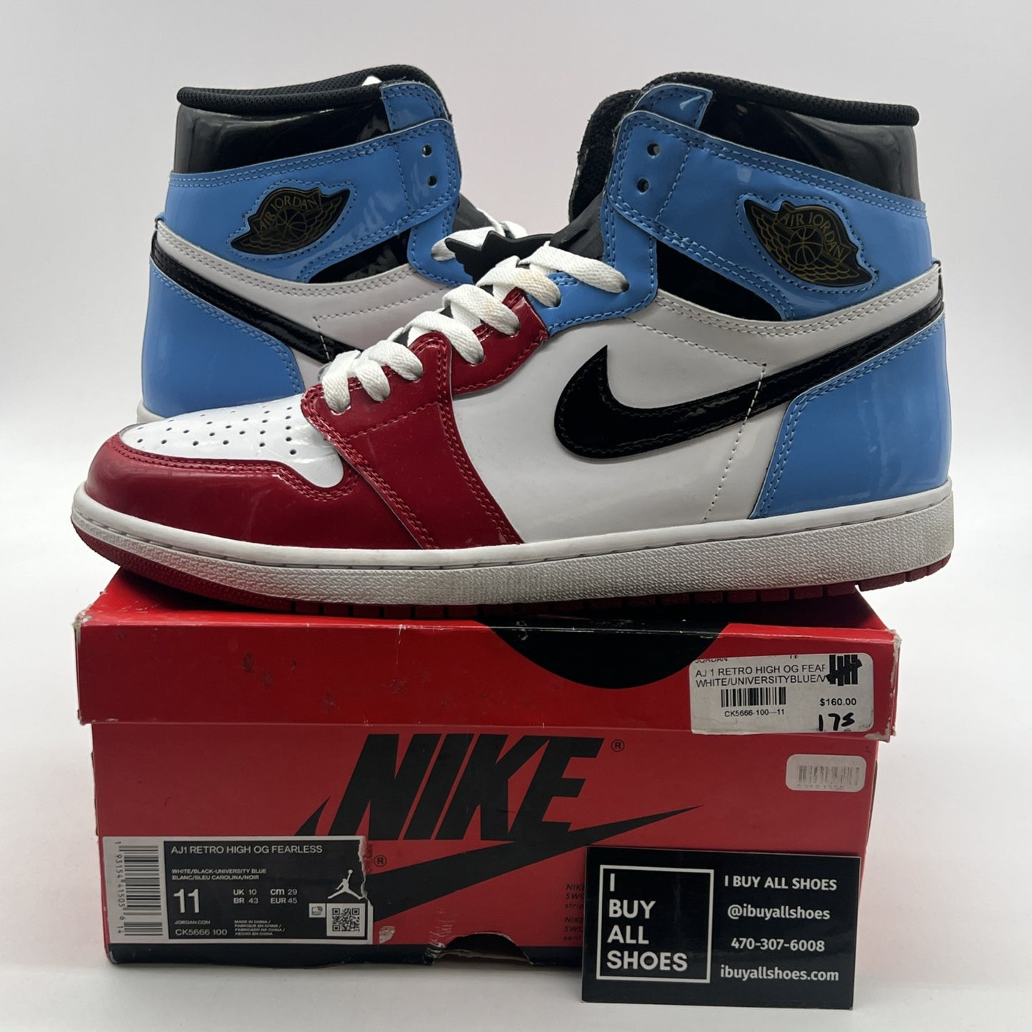 Size 11 - Air Jordan 1 Retro OG High Fearless (CK5666-100)