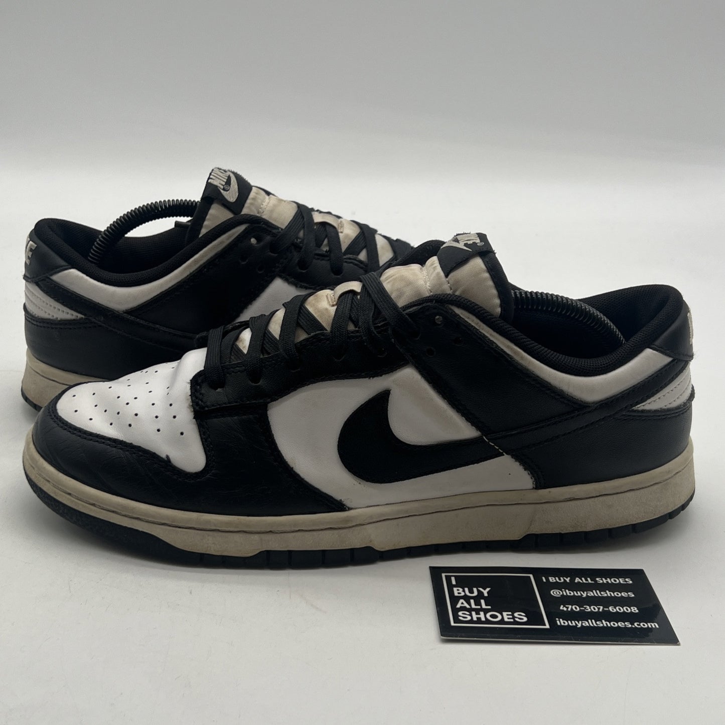 Size 10 - Nike Dunk Low Black White (DD1391-100)