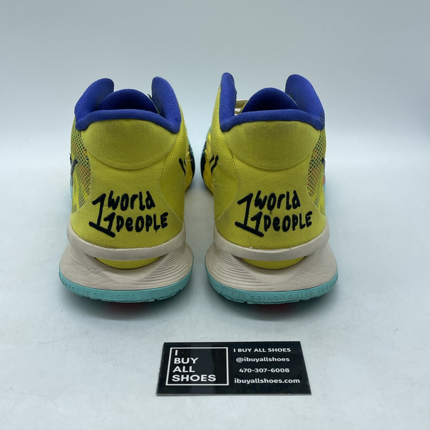 Size 12 - Nike Kyrie 7 EP 1 World 1 People Yellow Black Suede (CQ9327-700)