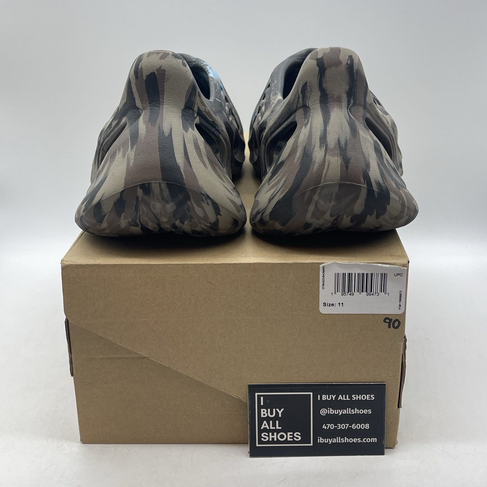 Size 11 - Foam Runner Mx Cinder Black Brown Blue Rubber (ID4126)