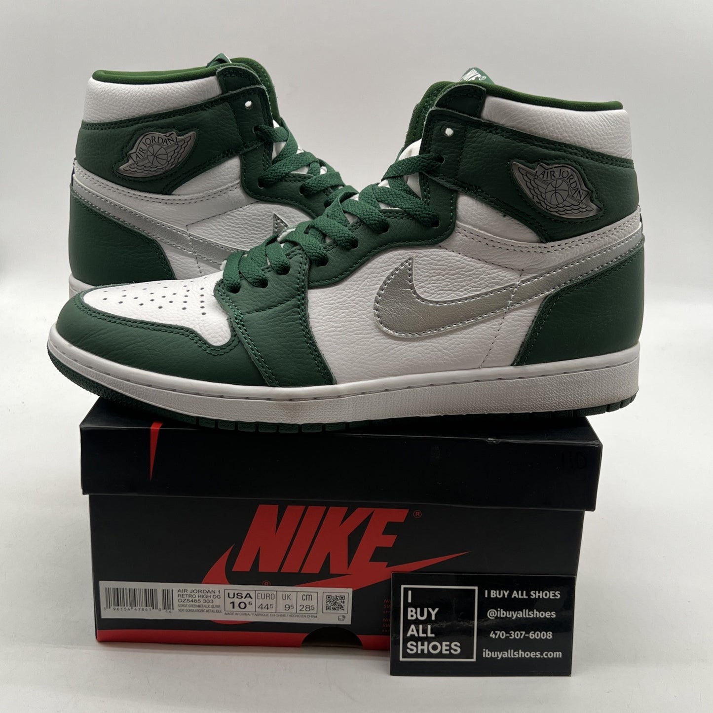 Size 10.5 - Air Jordan 1 Retro OG High Gorge Green (DZ5485-303)