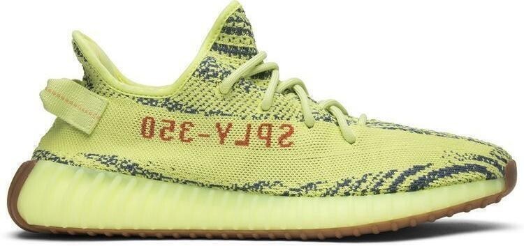Size 9.5 - adidas Yeezy Boost 350 V2 Low Semi Frozen Yellow Suede (B37572)