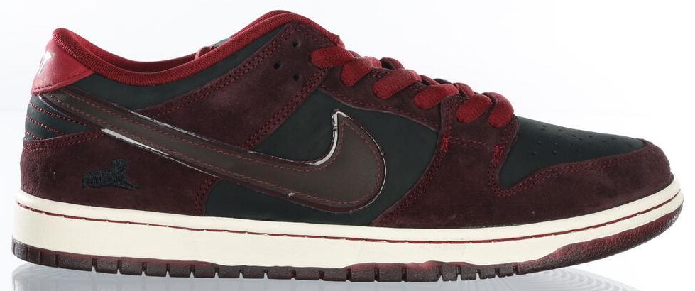 Size 8 - RIOT Skateshop x Nike Dunk Pro SB QS Low Mahogany Dark Beetroot