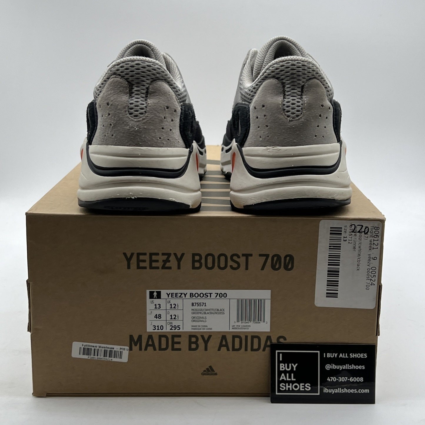 Size 13 - Adidas Yeezy Boost 700 Low Wave Runner (B75571)