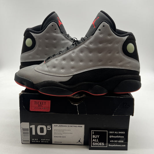 Size 10.5 - Air Jordan 13 Retro Reflective Silver (696298-023)
