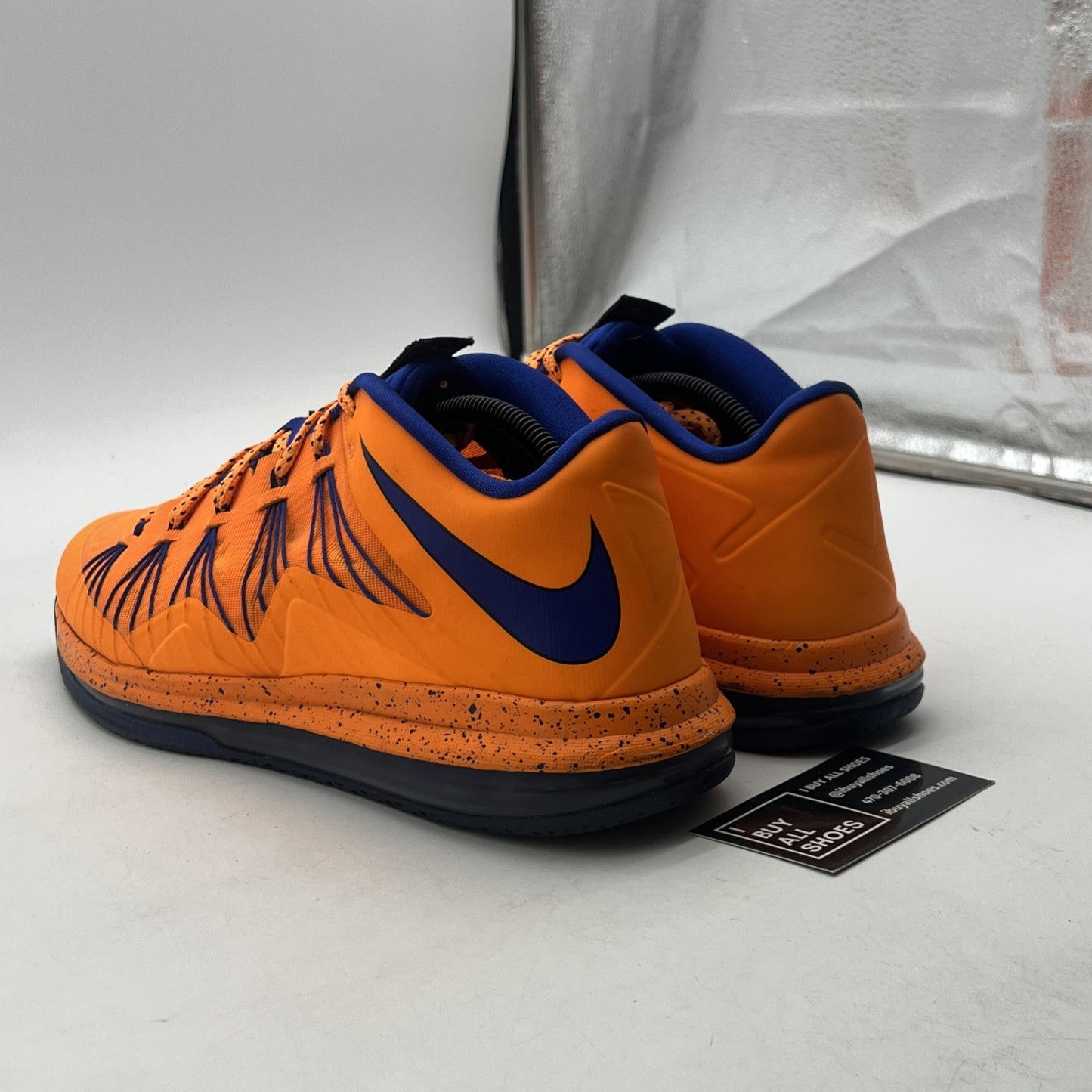 Size 11 - Nike Air Max LeBron 10 Low Knicks (579765-