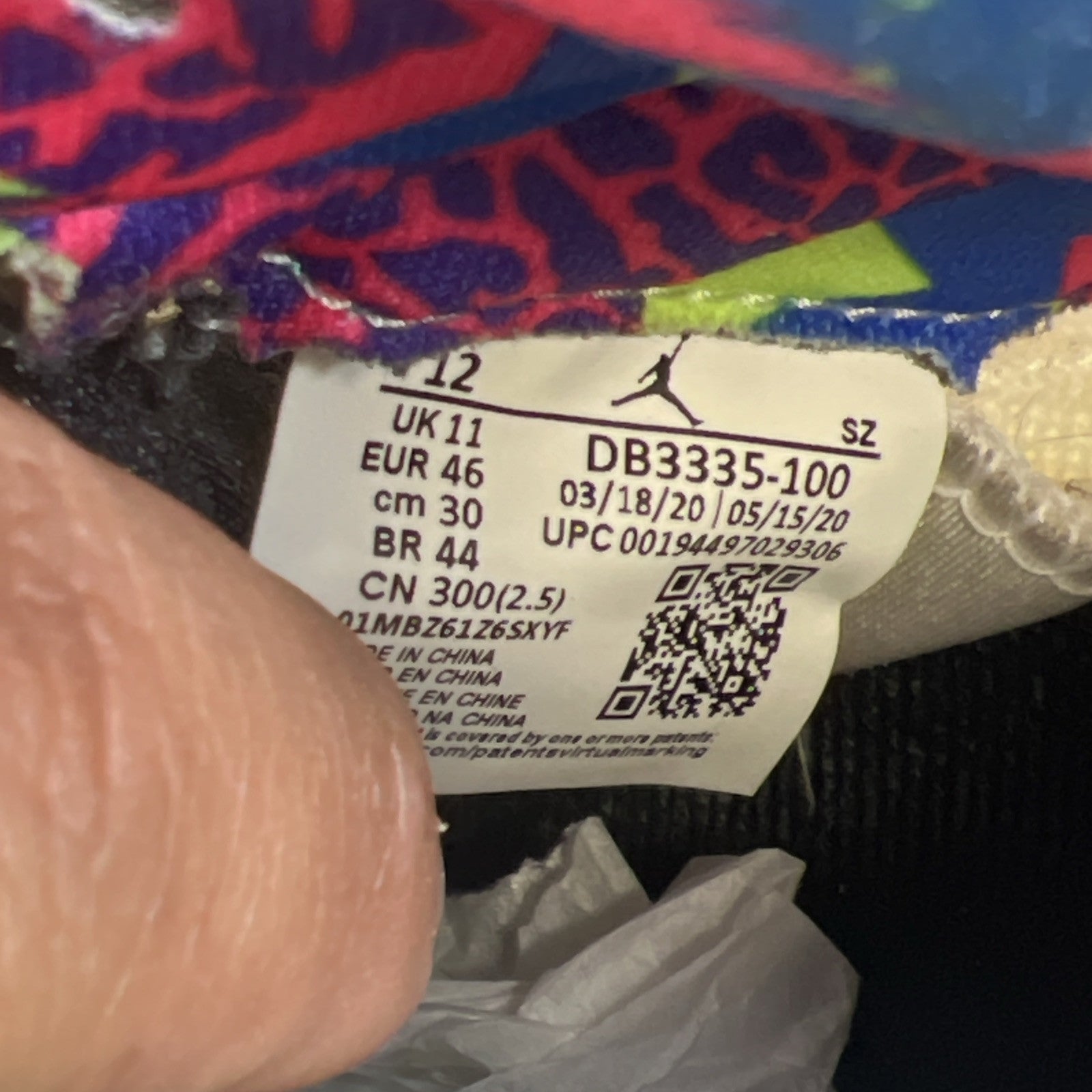 Size 12 - Air Jordan 5 Retro Alternate Bel-Air 2020 (DB3335-100)