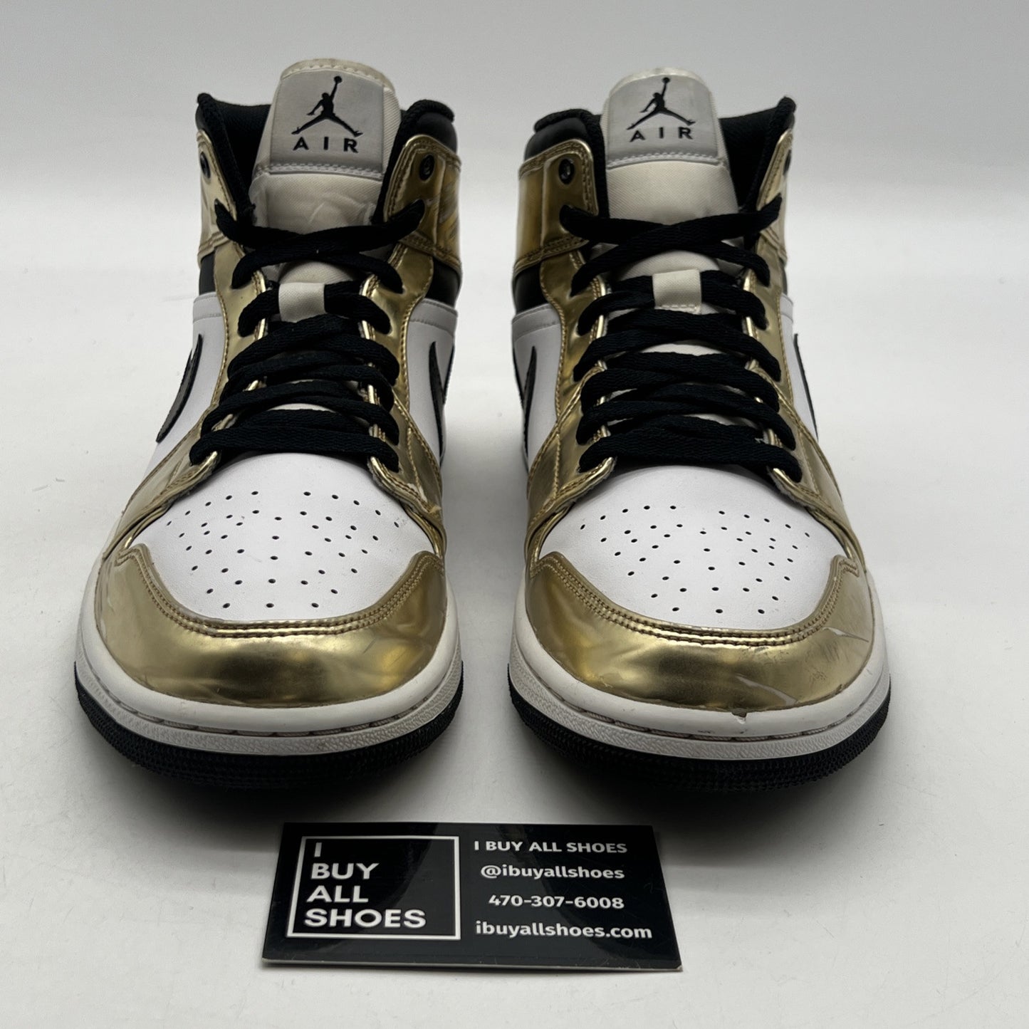Size 10 - Air Jordan 1 Mid SE Metallic Gold 2020 (DC1419-700)