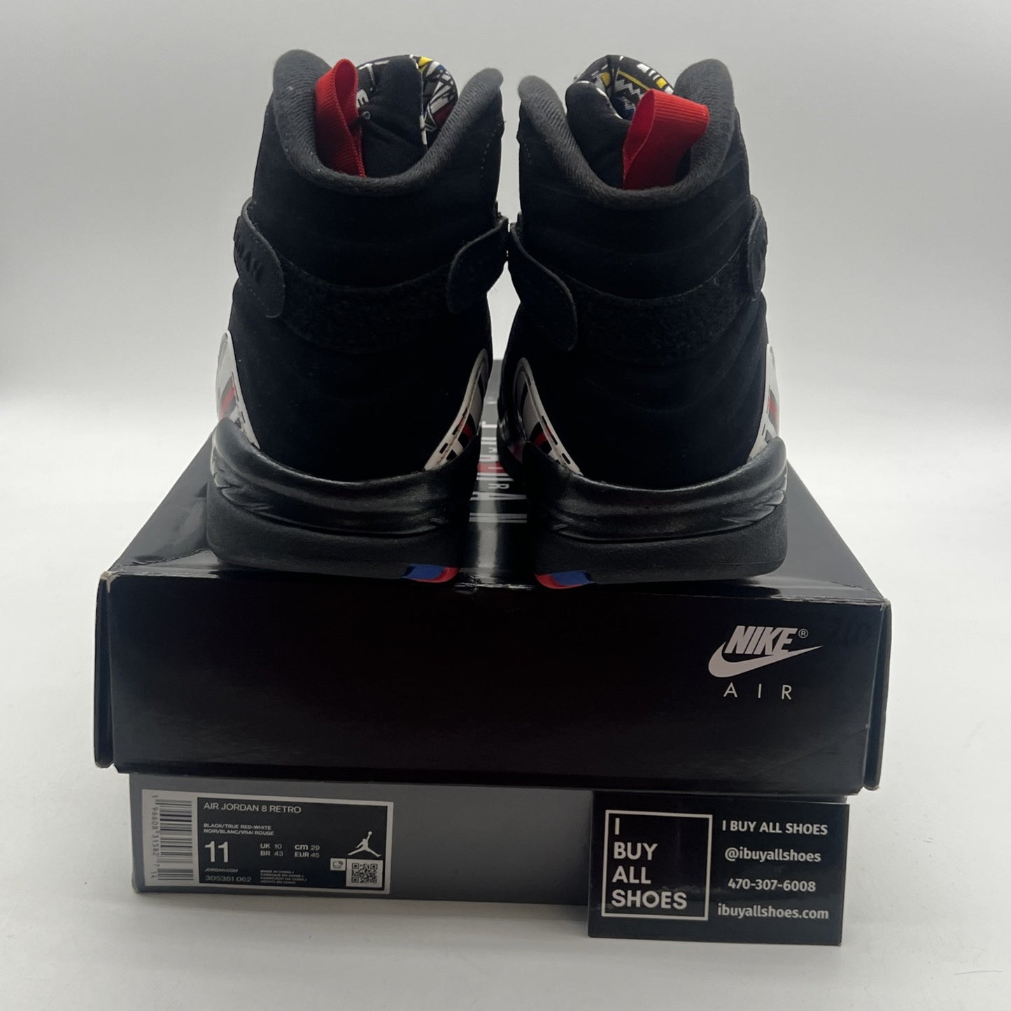 Size 11 - Air Jordan 8 Retro Mid Playoff (305381-062)