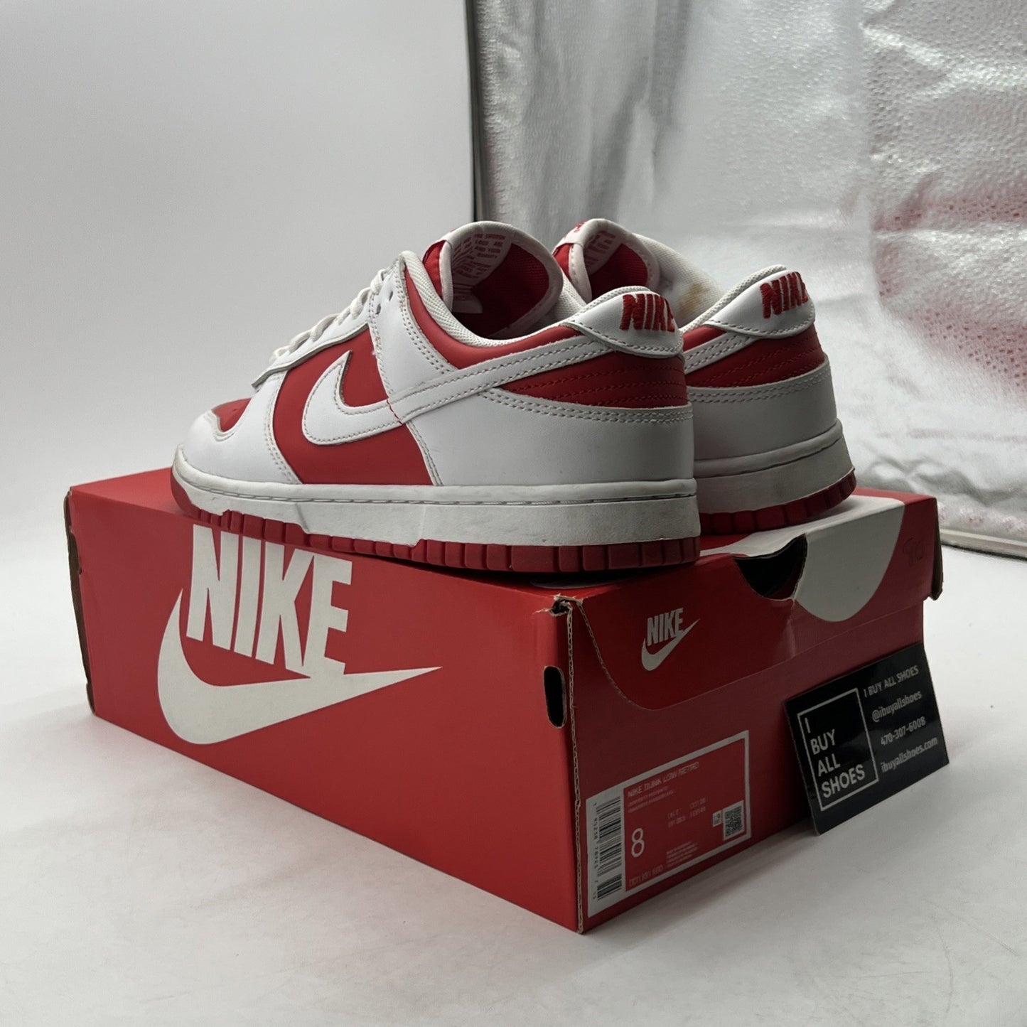 Size 8 - Nike Dunk Low Championship Red (DD1391-600)