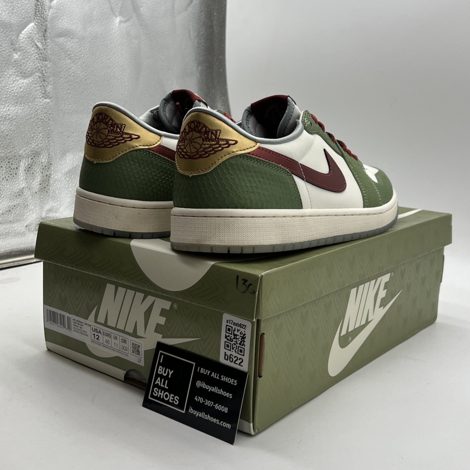 Size 12 - Air Jordan 1 Retro OG Low Year of the Dragon (FN3727-100)