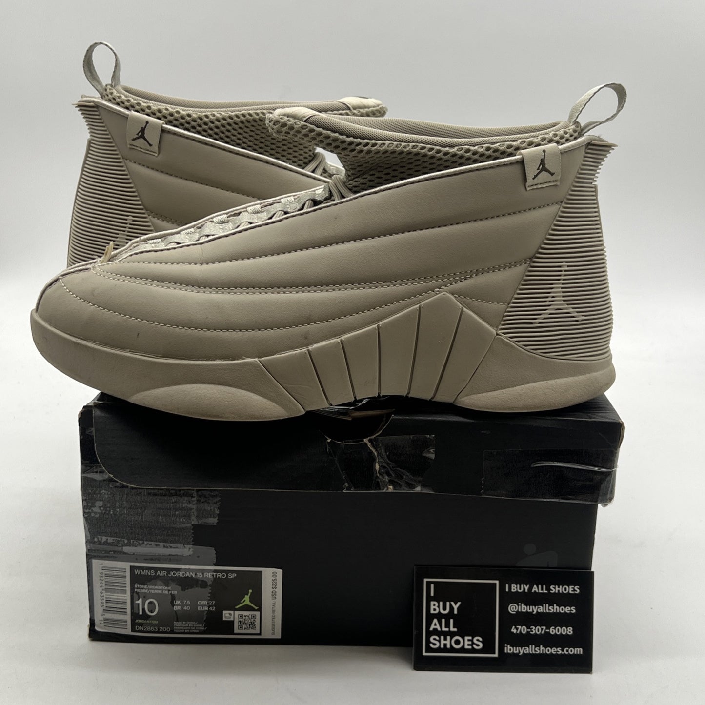 Size 10 - Billie Eilish x Air Jordan 15 Retro Brown W (DN2863-200)