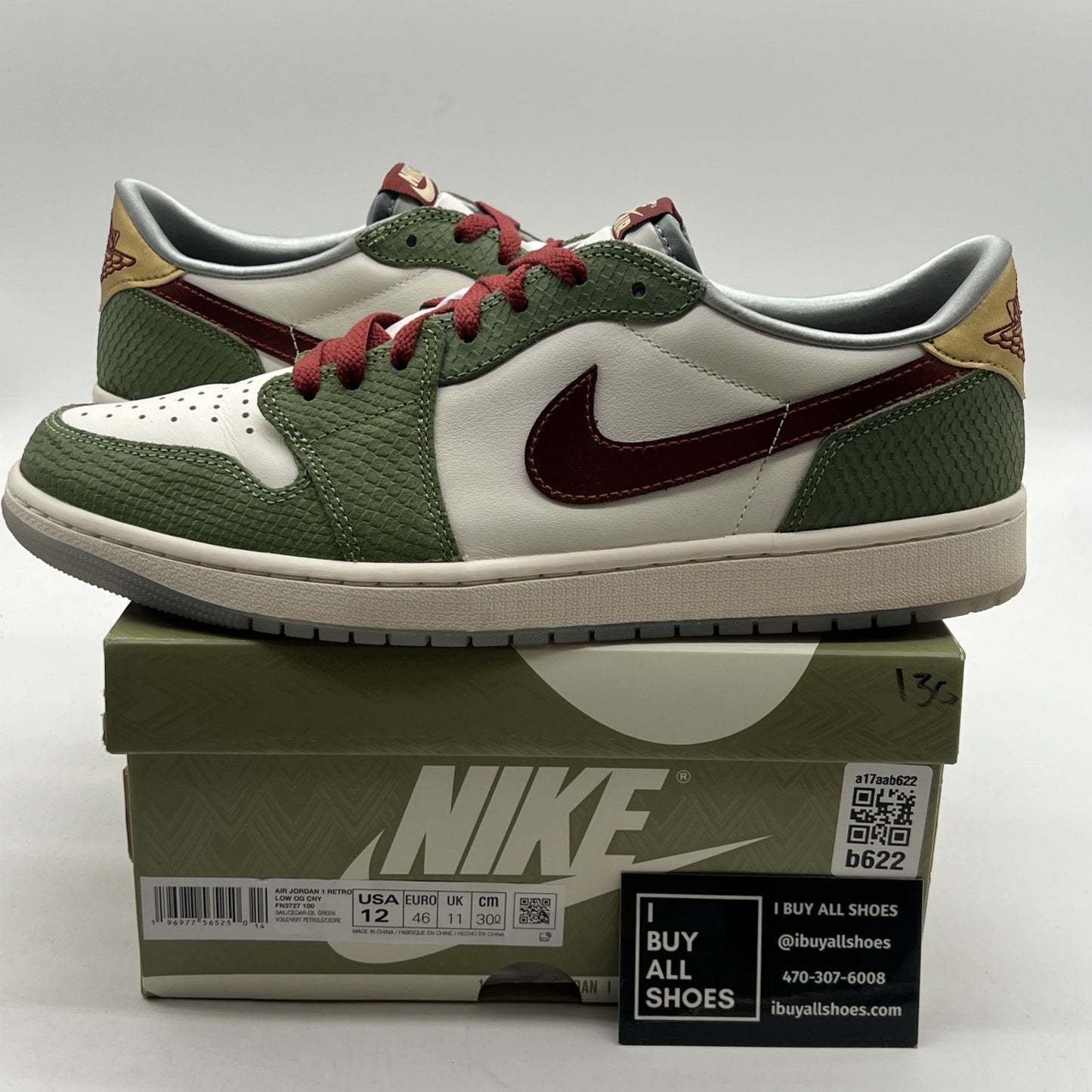 Size 12 - Air Jordan 1 Retro OG Low Year of the Dragon (FN3727-100)