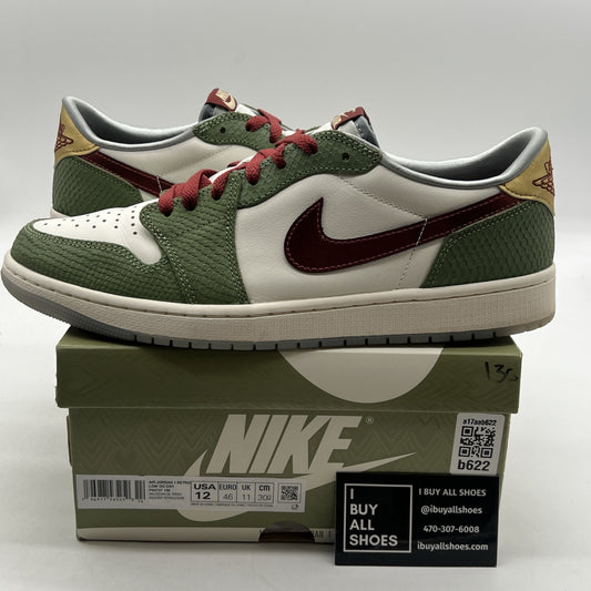 Size 12 - Air Jordan 1 Retro OG Low Year of the Dragon (FN3727-100)
