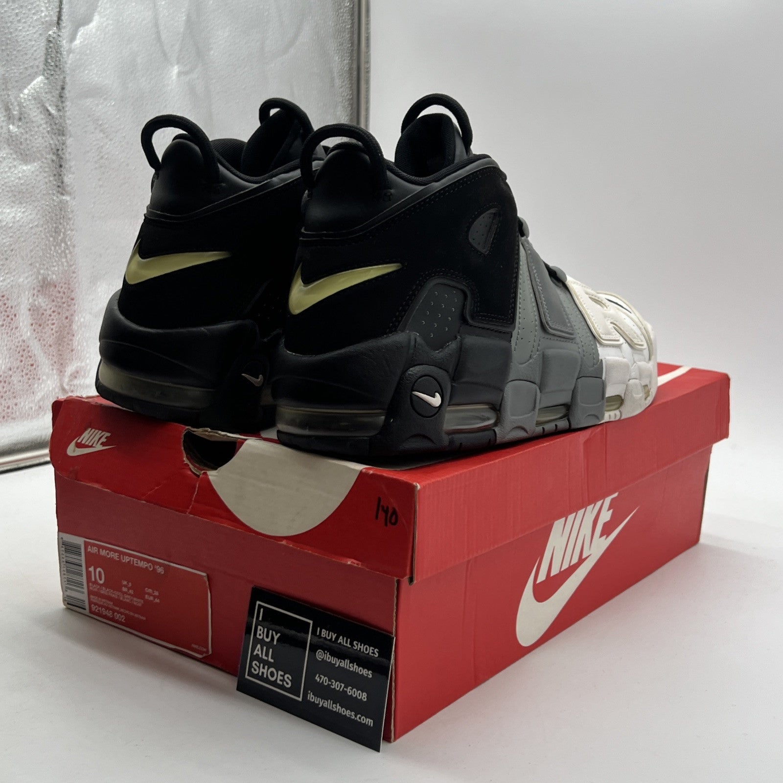 Size 10 - Nike Air More Uptempo Tri-Color (921948-002)