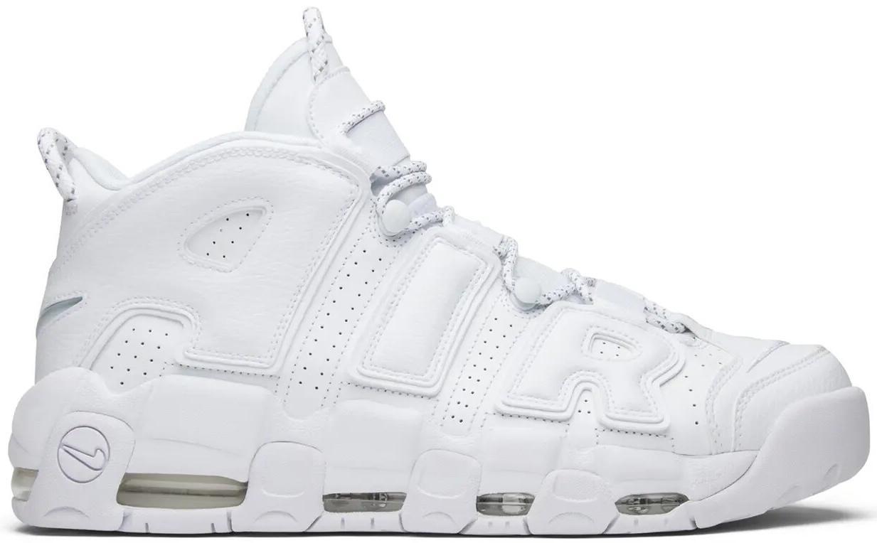 Size 10 - Nike Air More Uptempo Triple White (921948-100)