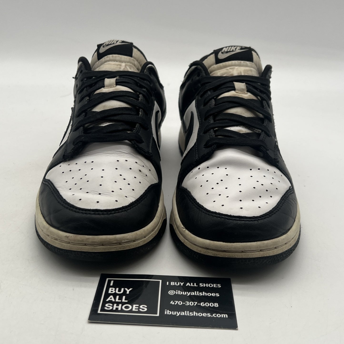 Size 10 - Nike Dunk Low Black White (DD1391-100)