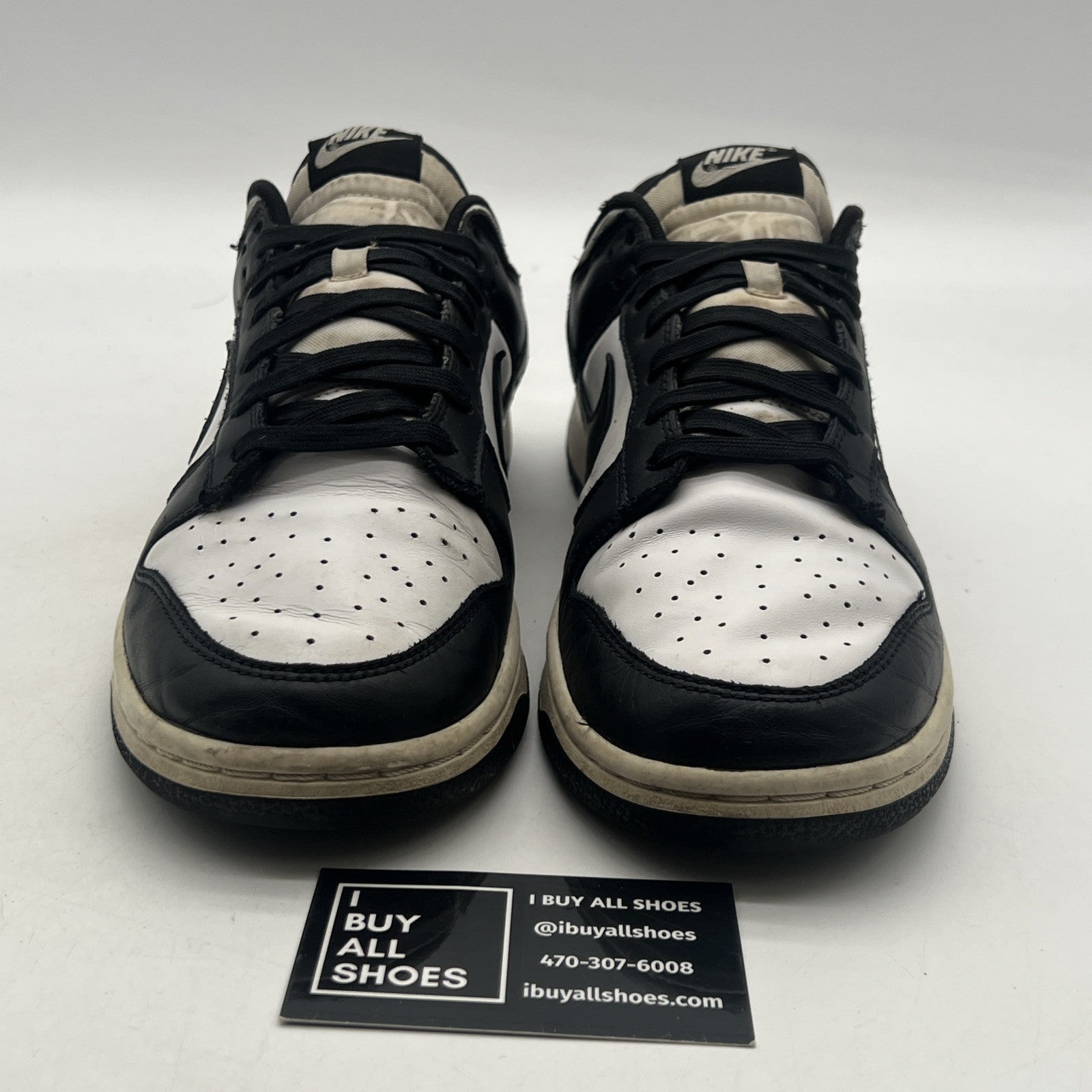 Size 10 - Nike Dunk Low Black White (DD1391-100)