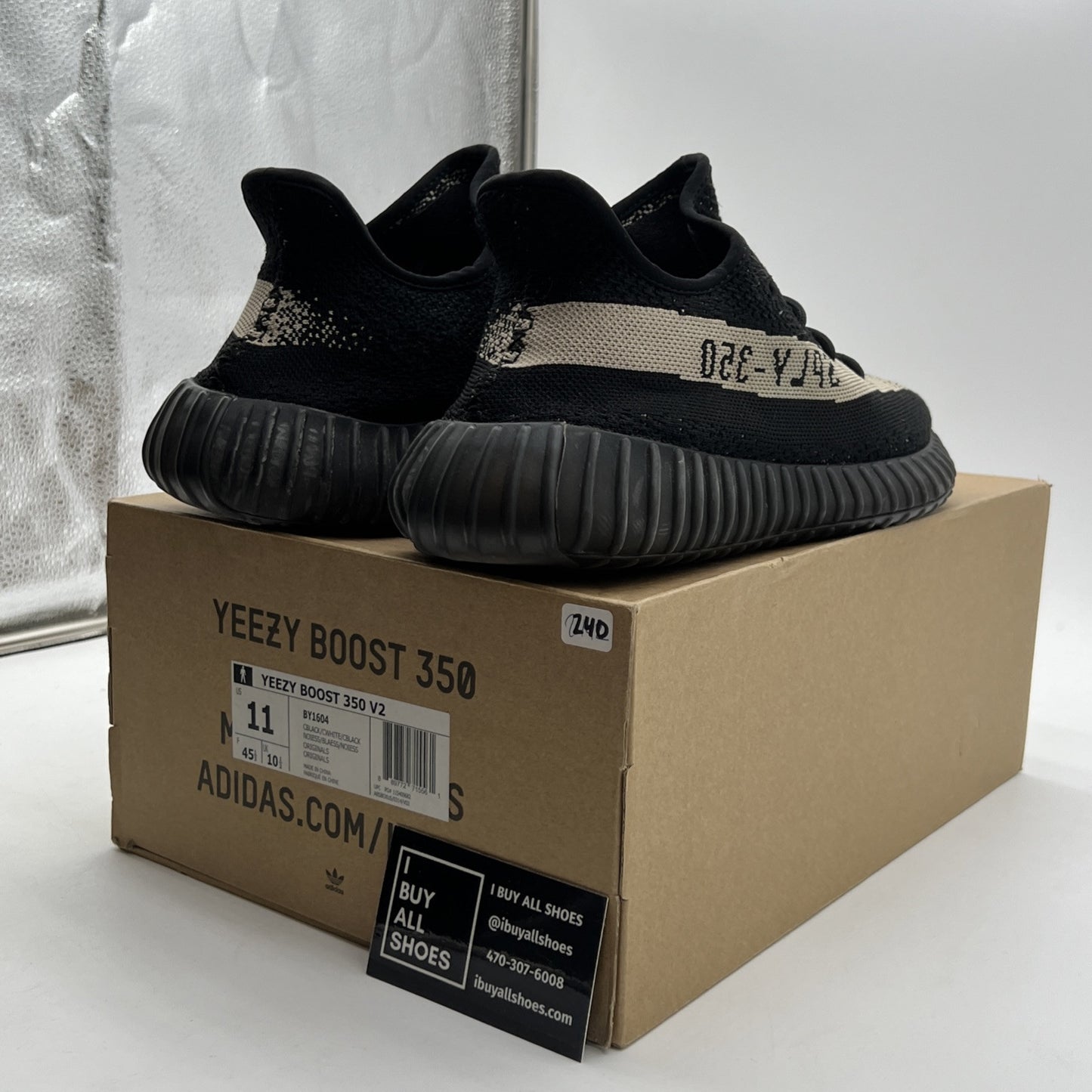 Size 11 - Adidas Yeezy Boost 350 V2 Low Oreo (BY1604)
