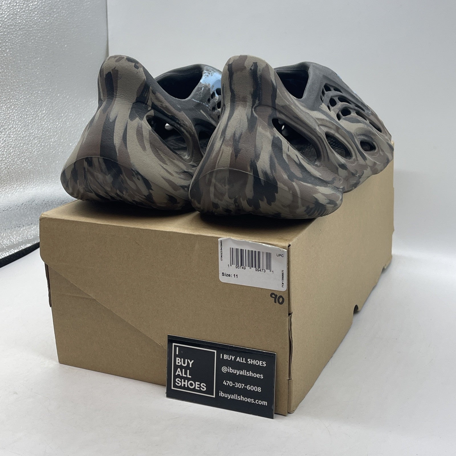 Size 11 - Foam Runner Mx Cinder Black Brown Blue Rubber (ID4126)
