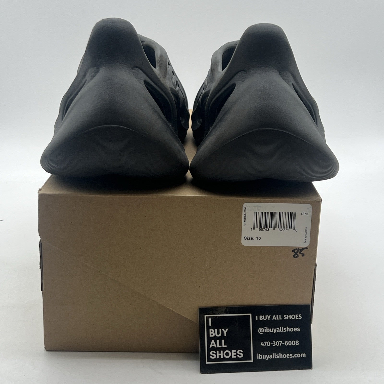 Size 10 - Adidas Yeezy Foam Runner 'Onyx' (HP8739)