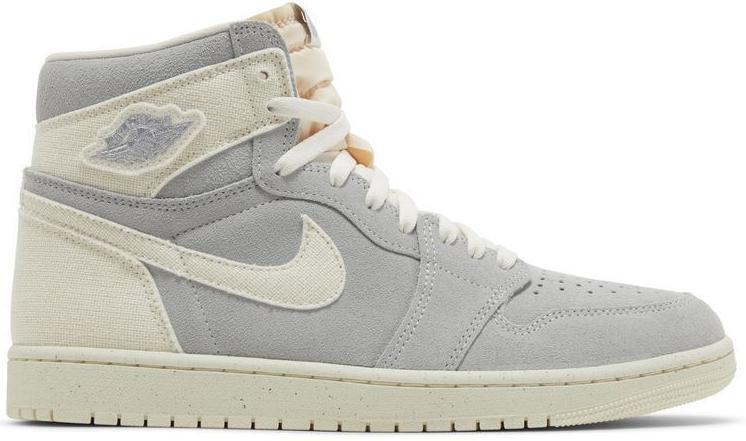 Size 10.5 - Air Jordan 1 Retro OG Craft High Ivory Grey Suede (FD8636-011)