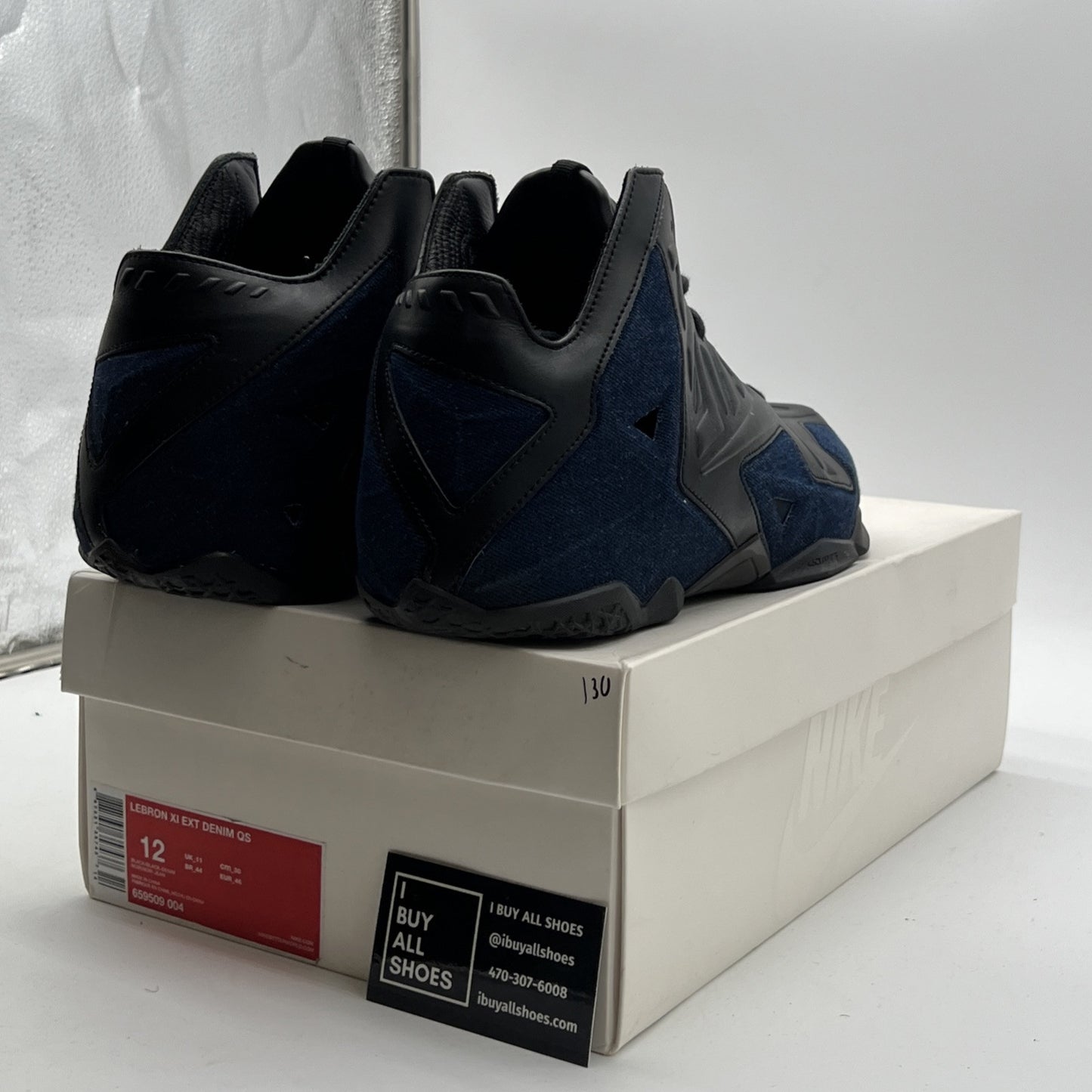 Size 12 - Nike LeBron 11 EXT Denim QS Denim (659509-004)