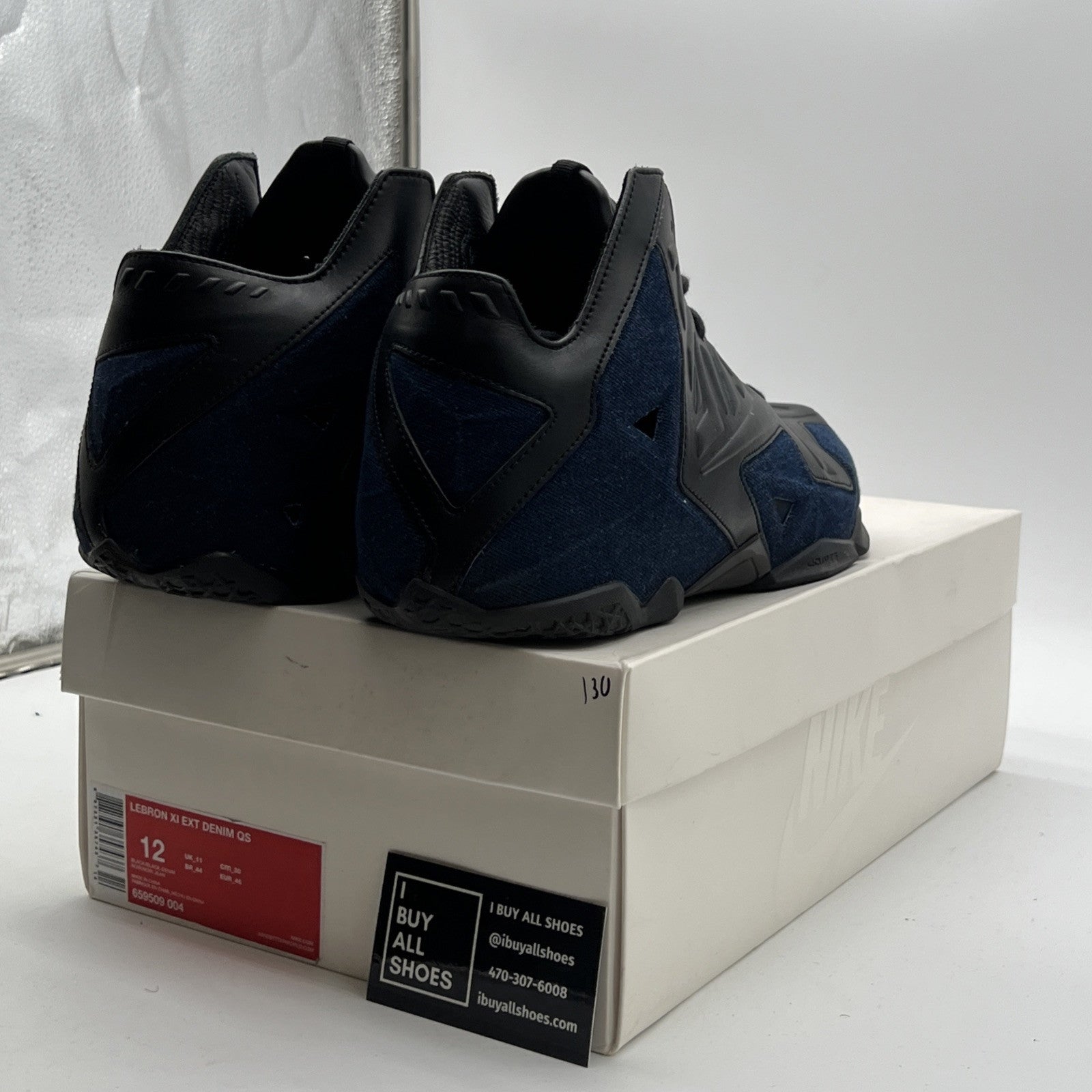Size 12 - Nike LeBron 11 EXT Denim QS Denim (659509-004)