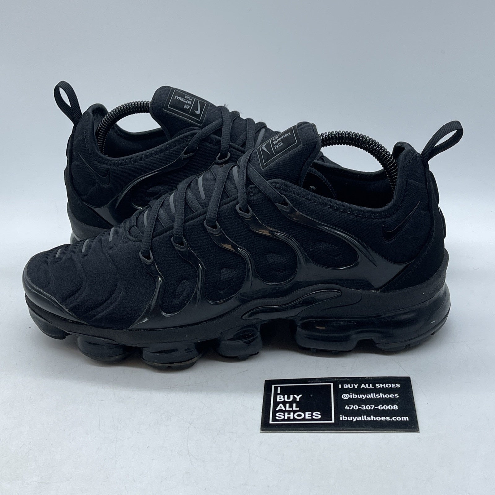 Size 8.5 - Nike Air VaporMax Plus Low Triple Black