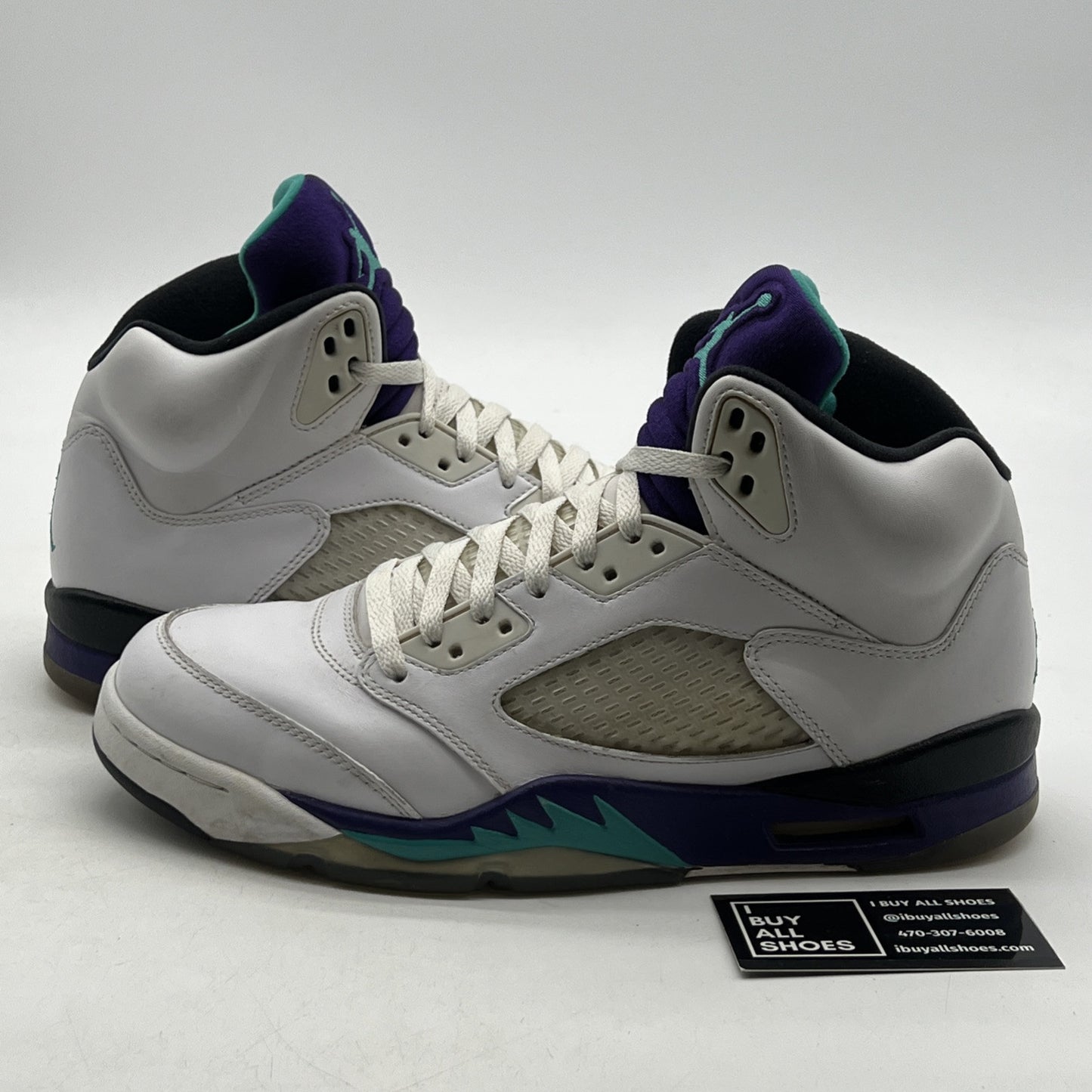 Size 9.5 - Air Jordan 5 Retro Grape 2013 (136027-108)