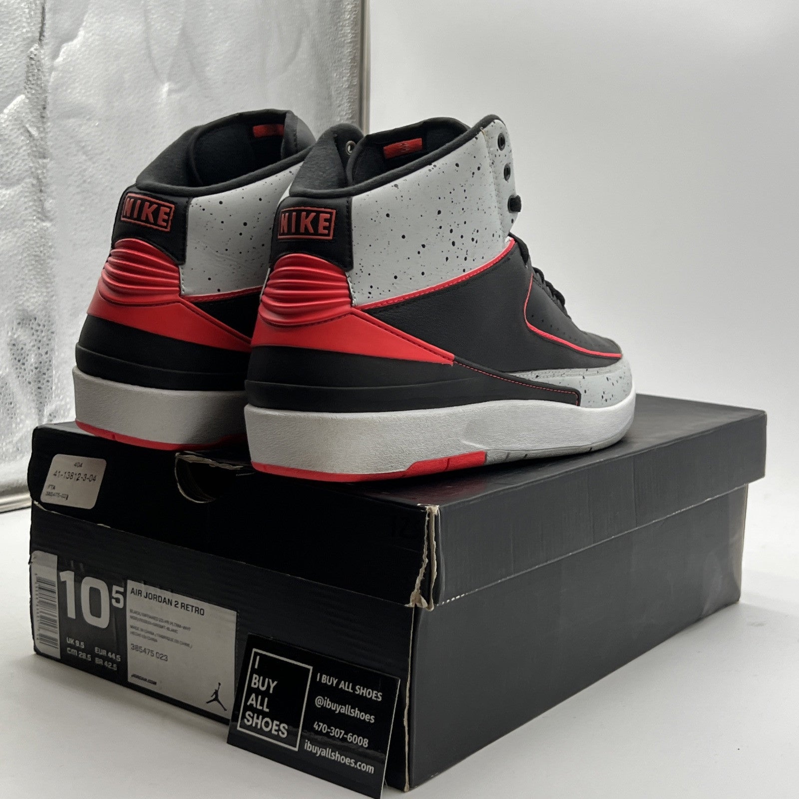 Size 10.5 - Air Jordan 2 Retro Infrared 23 (385475-023)