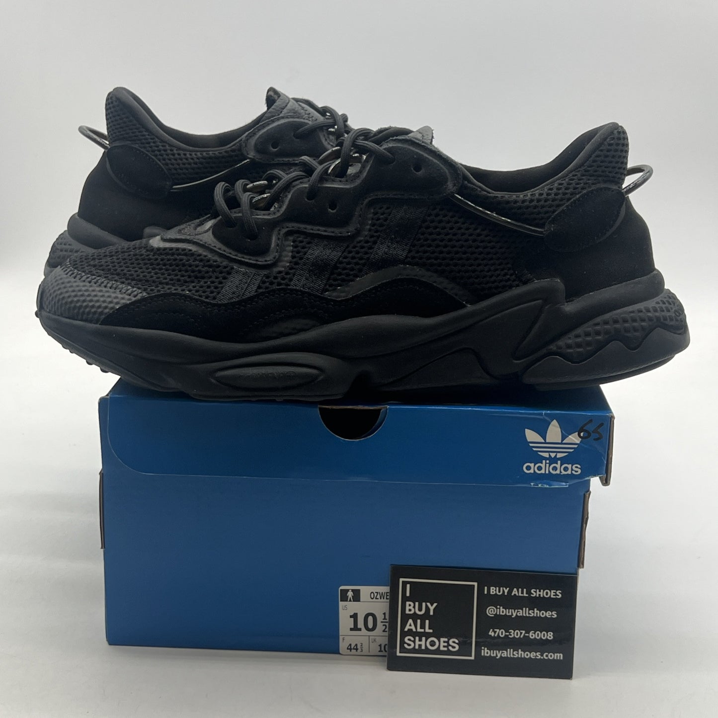 Size 10.5 - adidas Ozweego Black Carbon (EE6999)