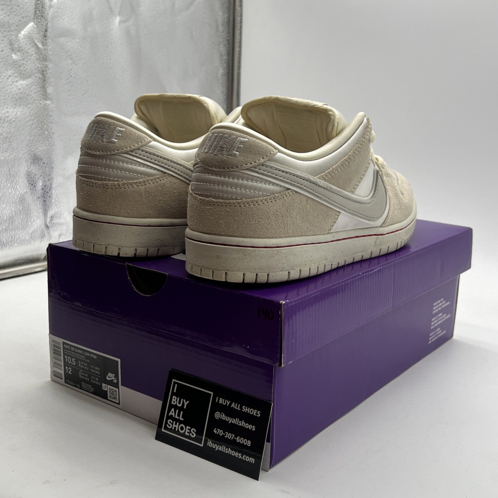 Size 10.5 - Nike Dunk Premium SB Low City of Love Collection - Light Bone