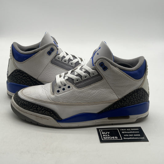 Size 9.5 - Air Jordan 3 Retro Mid Racer Blue (CT8532-145)