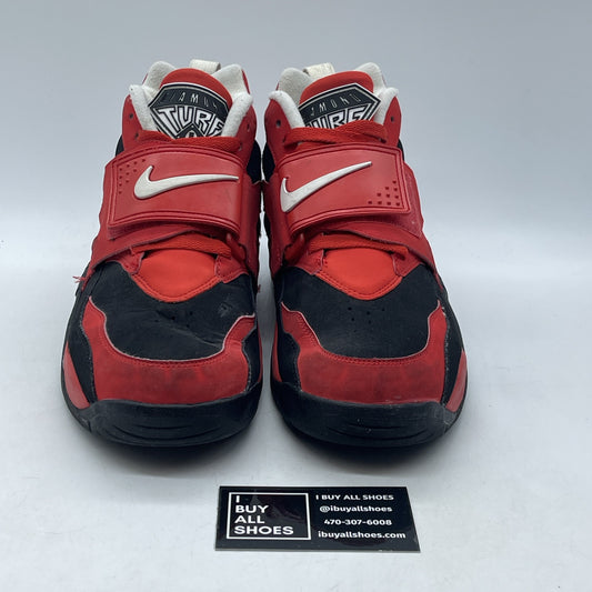 Size 10.5 - Nike Air Diamond Turf Challenge Red Black Suede (309434-007)