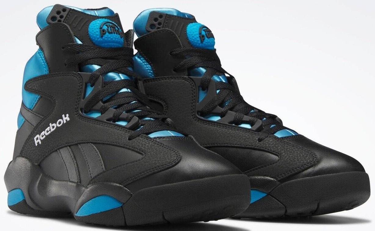 Size 10.5 - Reebok Shaq Attaq 2013 Black Azure (V55083)