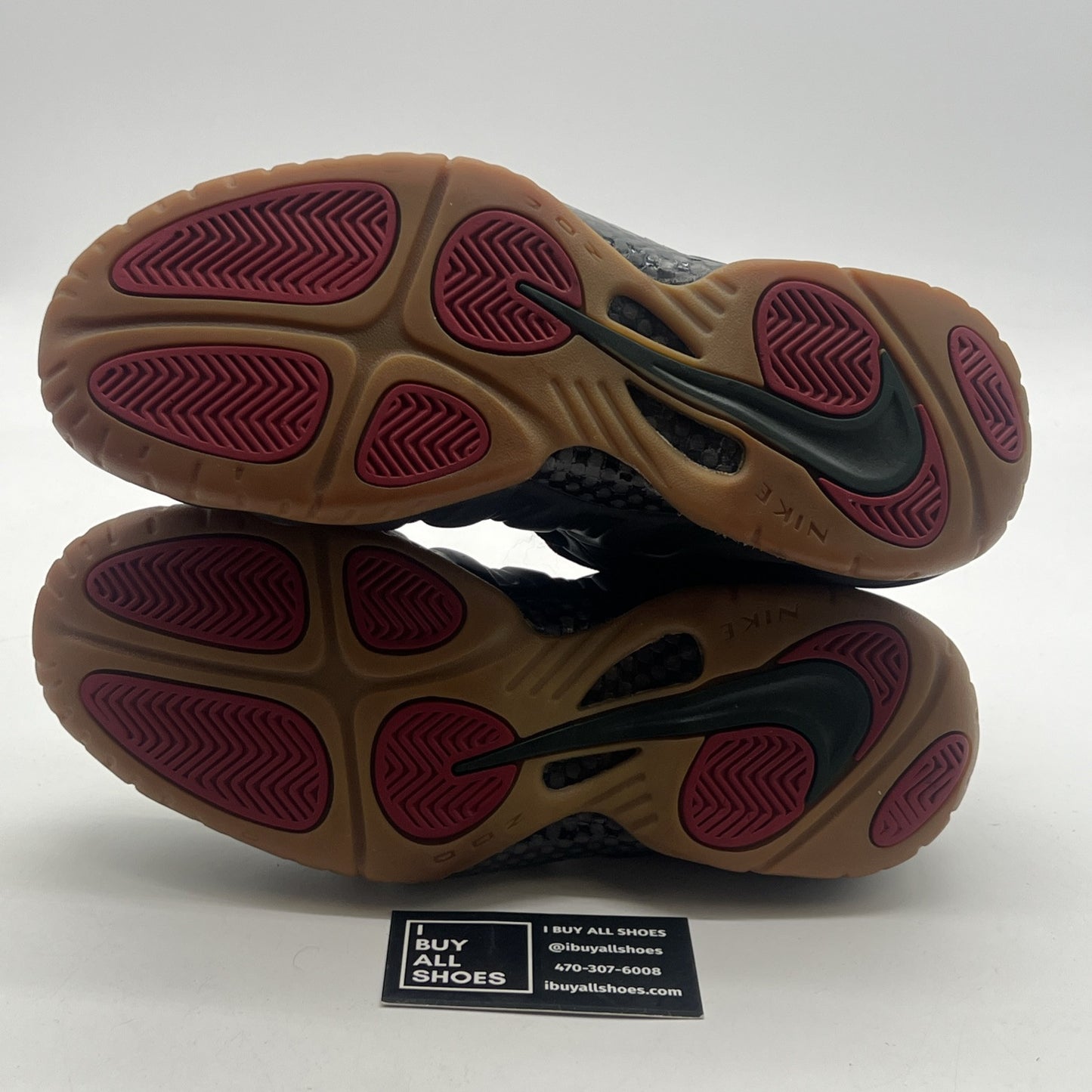 Size 9 - Nike Foamposite Pro Gucci - Black (624041-004)