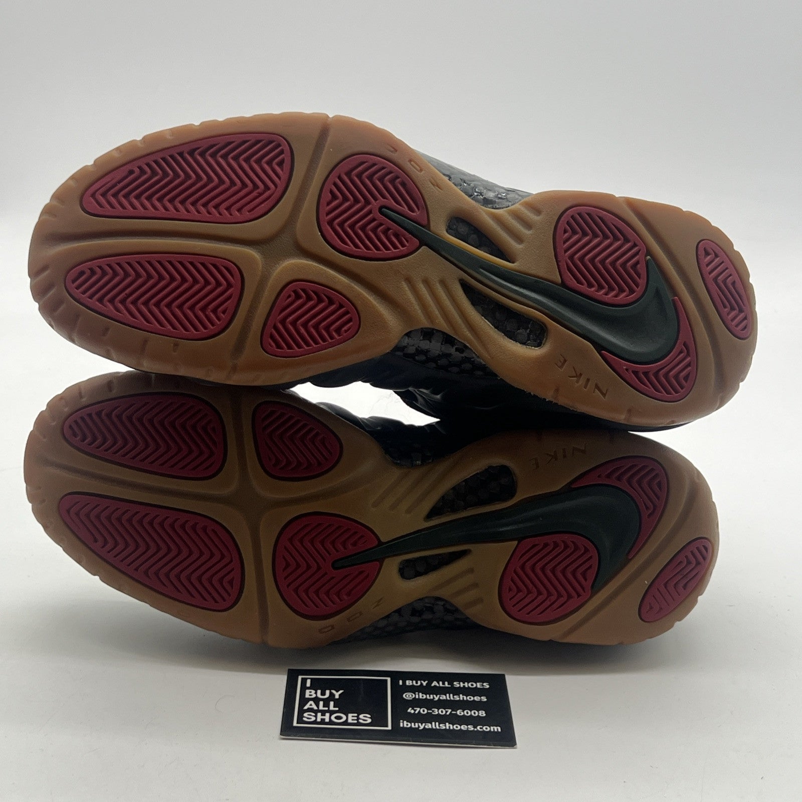 Size 9 - Nike Foamposite Pro Gucci - Black (624041-004)