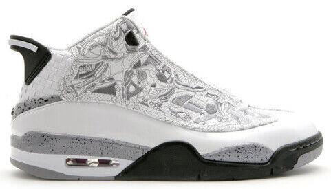 Size 13 - Jordan Dub Zero White Cement Grey Black Leather (311046-161)