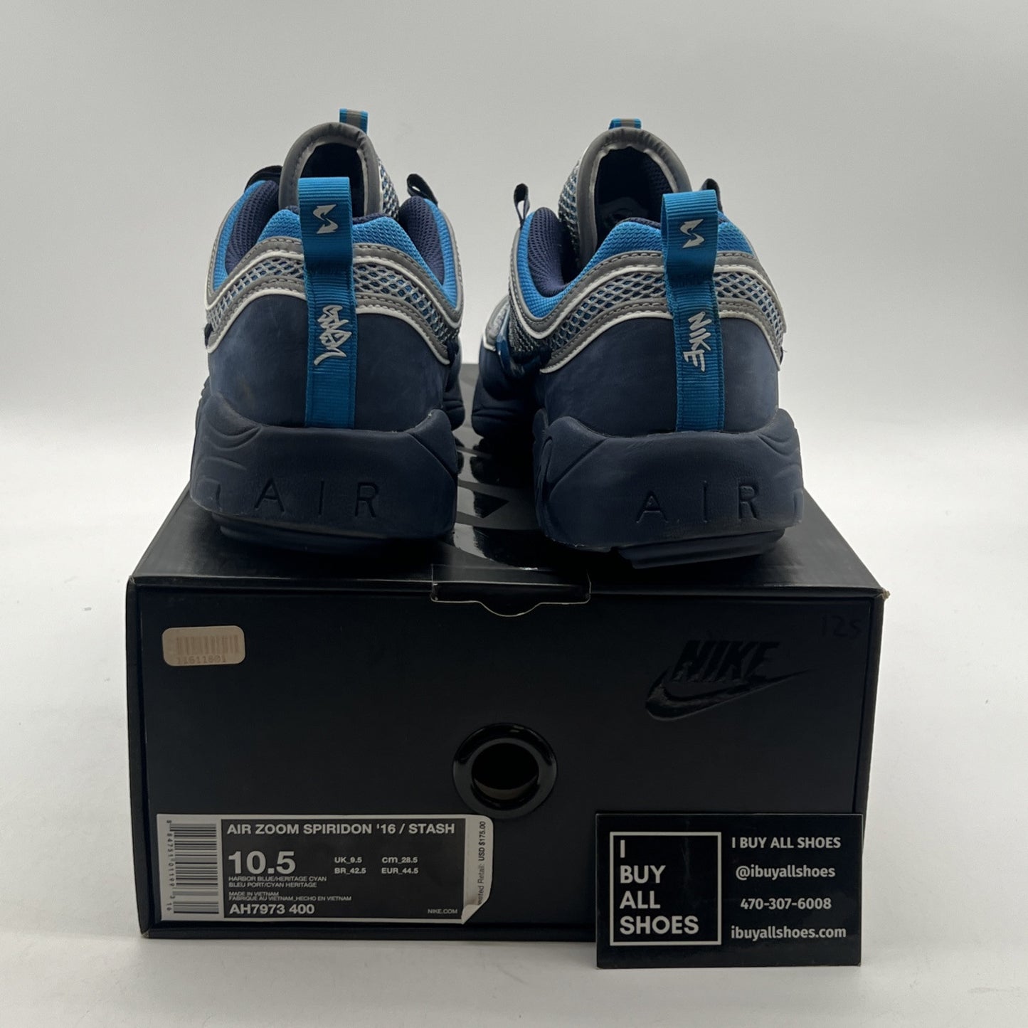 Size 10.5 - Nike Stash x Air Zoom Spiridon '16 Stash (AH7973-400)