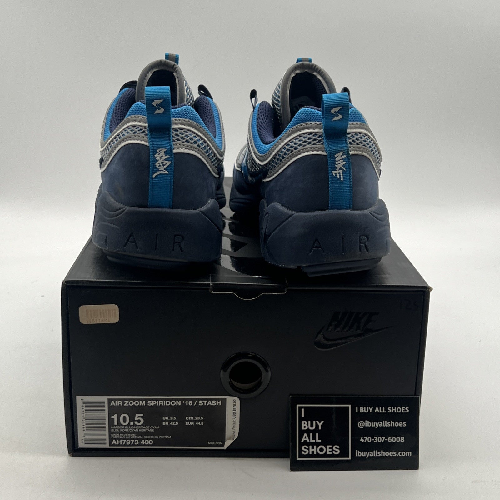 Size 10.5 - Nike Stash x Air Zoom Spiridon '16 Stash (AH7973-400)