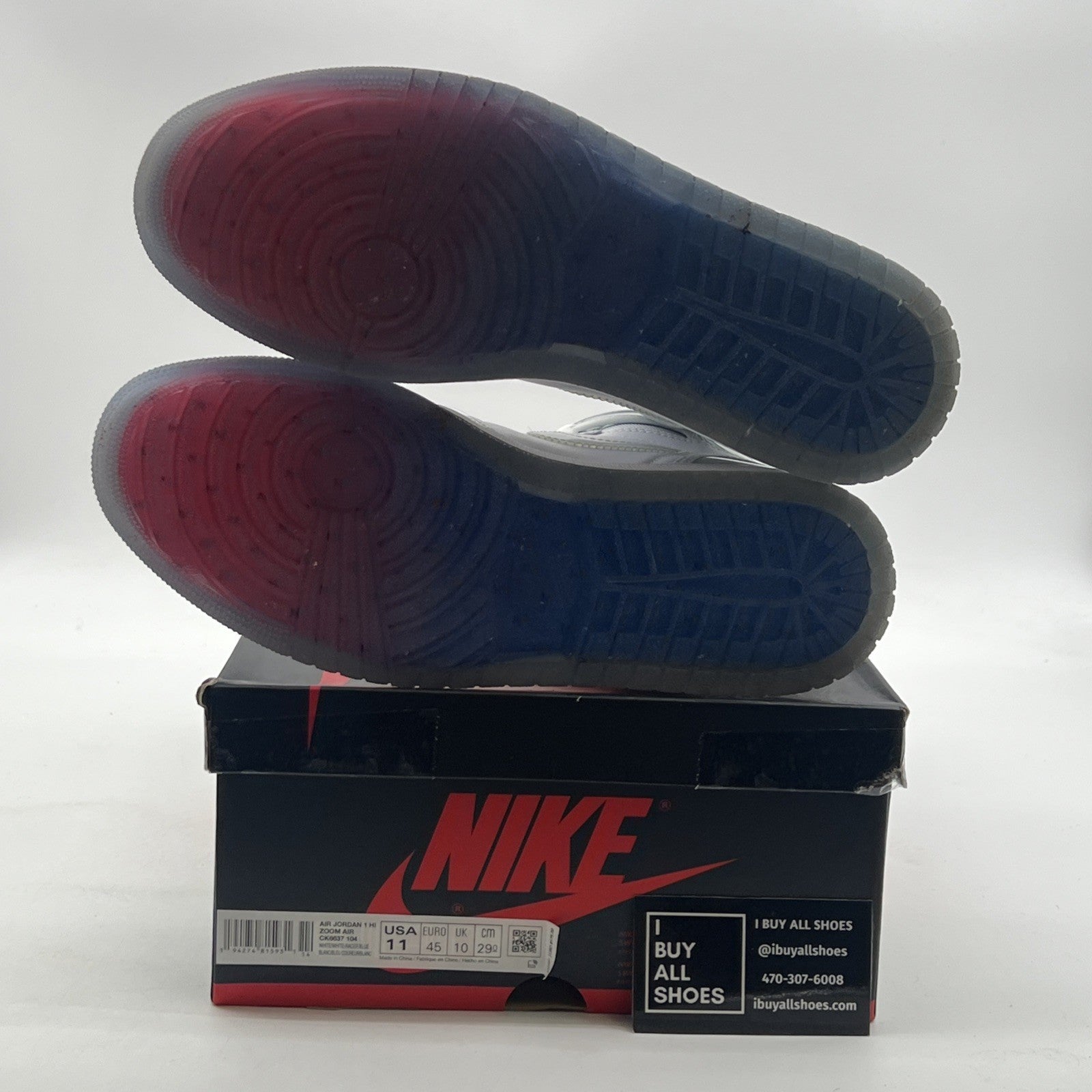 Size 11 - Air Jordan 1 Zoom High Racer Blue (CK6637-104)